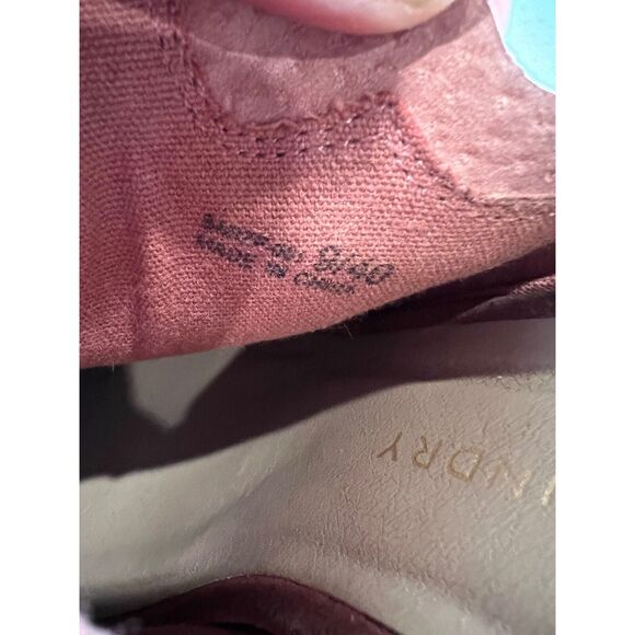 Chinese Laundry Suede Heeled Mules Size 9 Womens Rust Block Heel Point Toe‎ - Picture 8 of 9